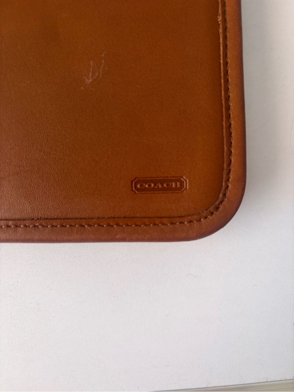 Coach vintage CD disc Leather Zip Organizer - Picture 2 of 8